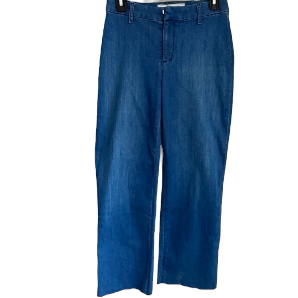 FRANK & EILEEN Kinsale Pants in 1977 Medium Wash Size 2 -- Missing Button - Picture 5 of 8